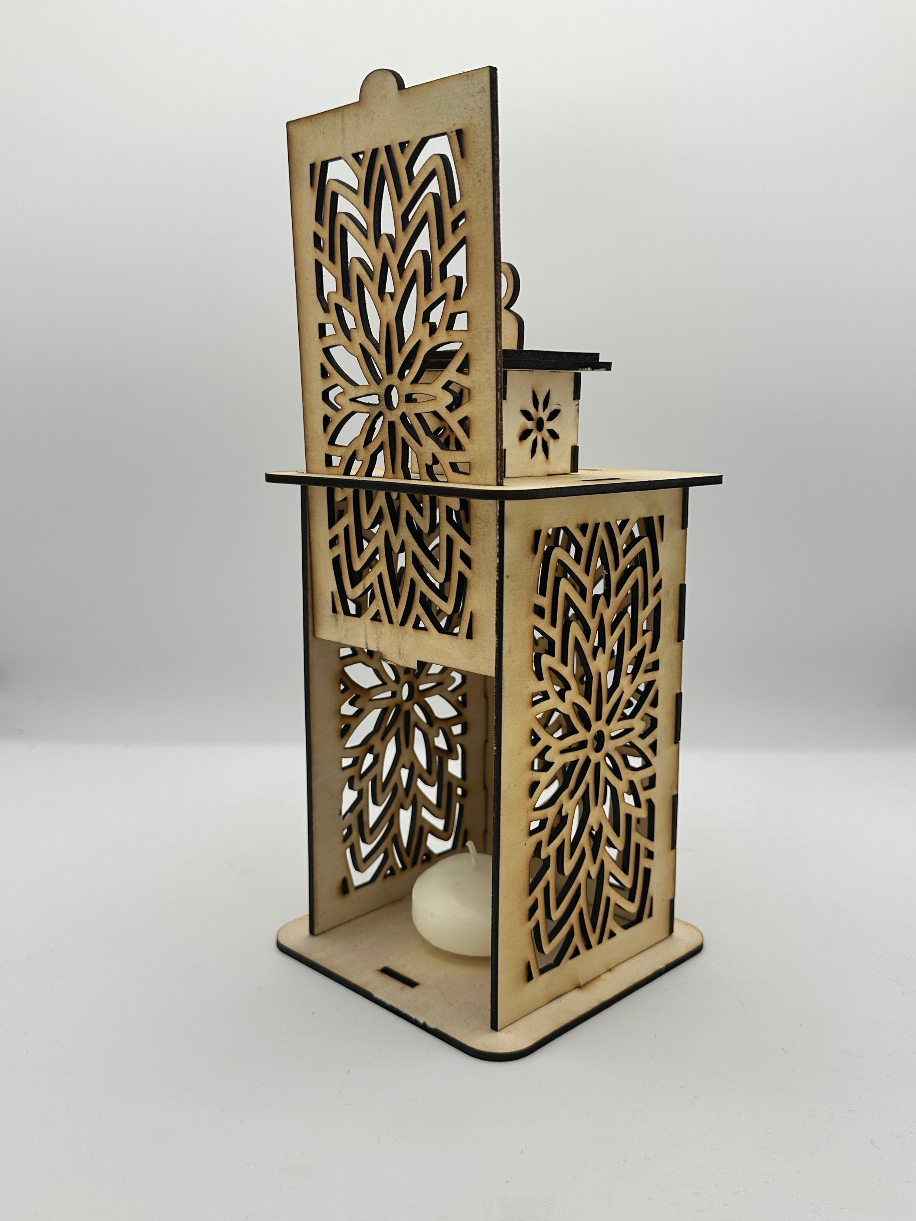 Elegant Wood Lantern