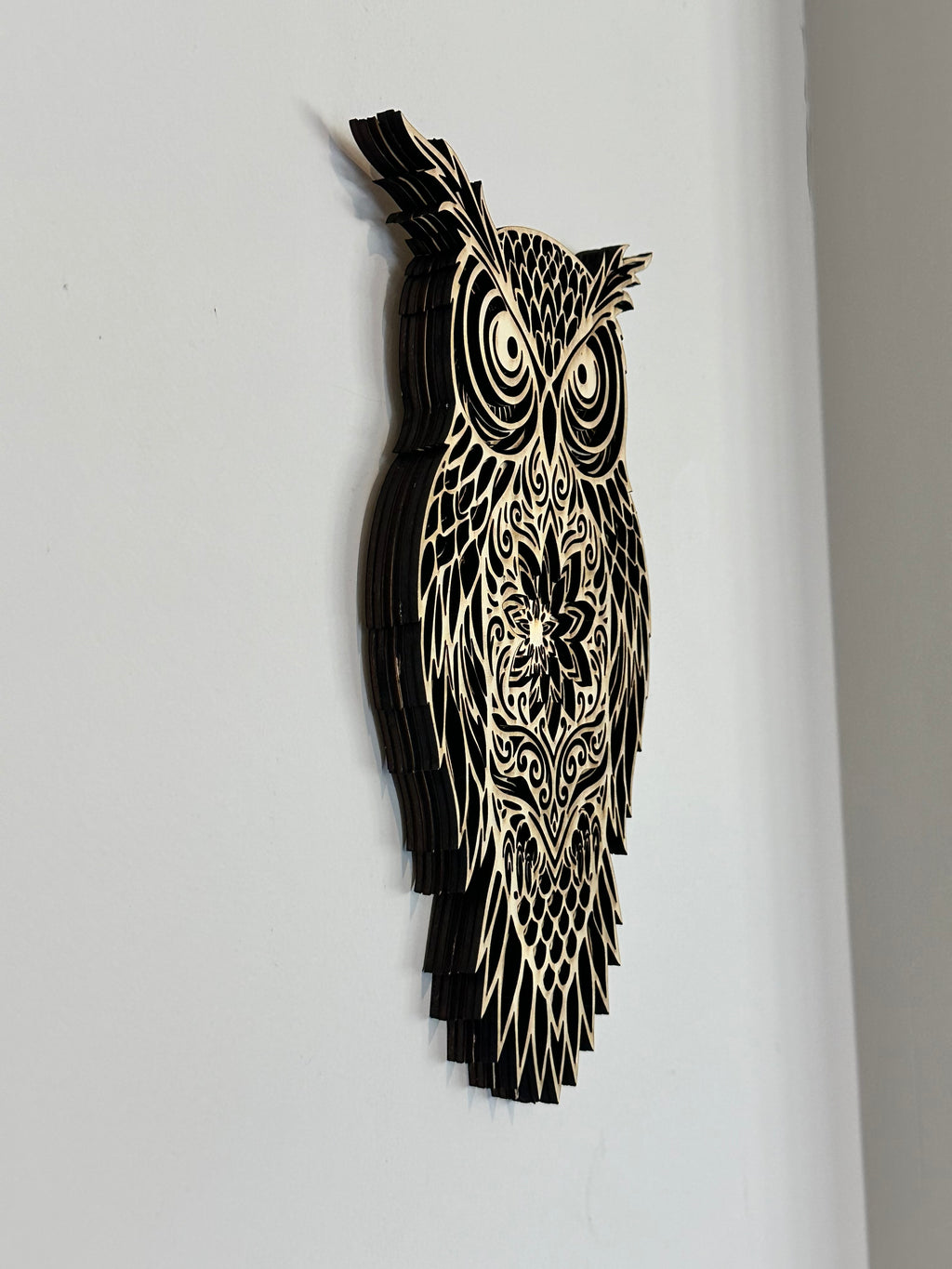 Custom 3D Owl Plaque