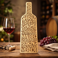 Wine Bottle Plaque
