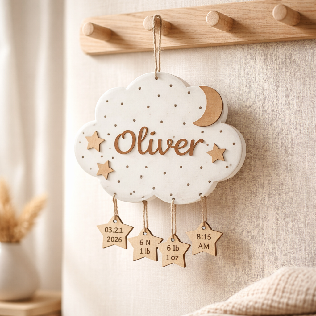 Personalized Baby Wall Nursery Plaques