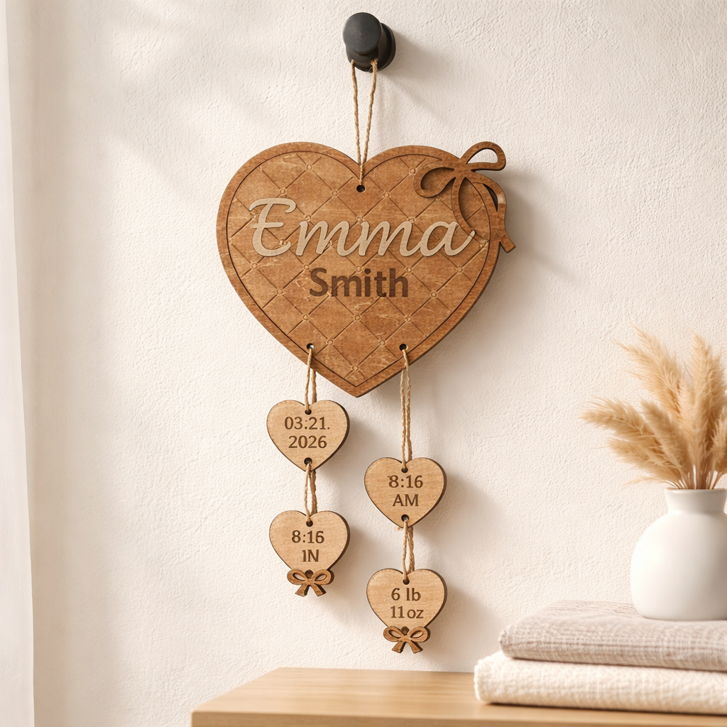 Personalized Baby Wall Nursery Plaques