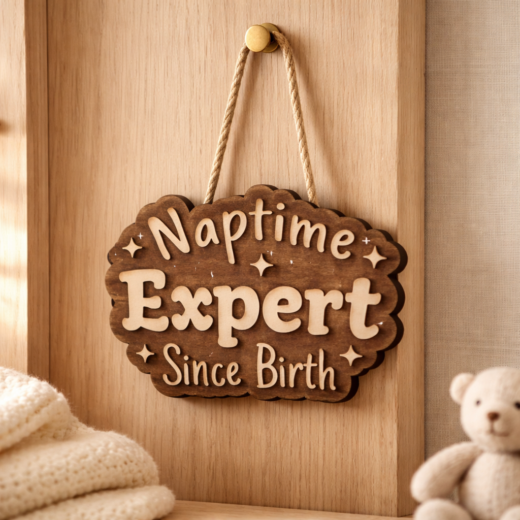 Naptime Expert Wall Plaque