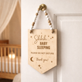 'Shhh Baby Sleeping' Door Hanger