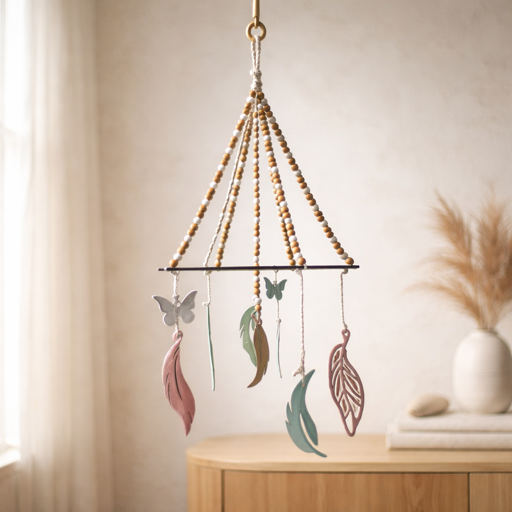 Wooden Nursery Mobile