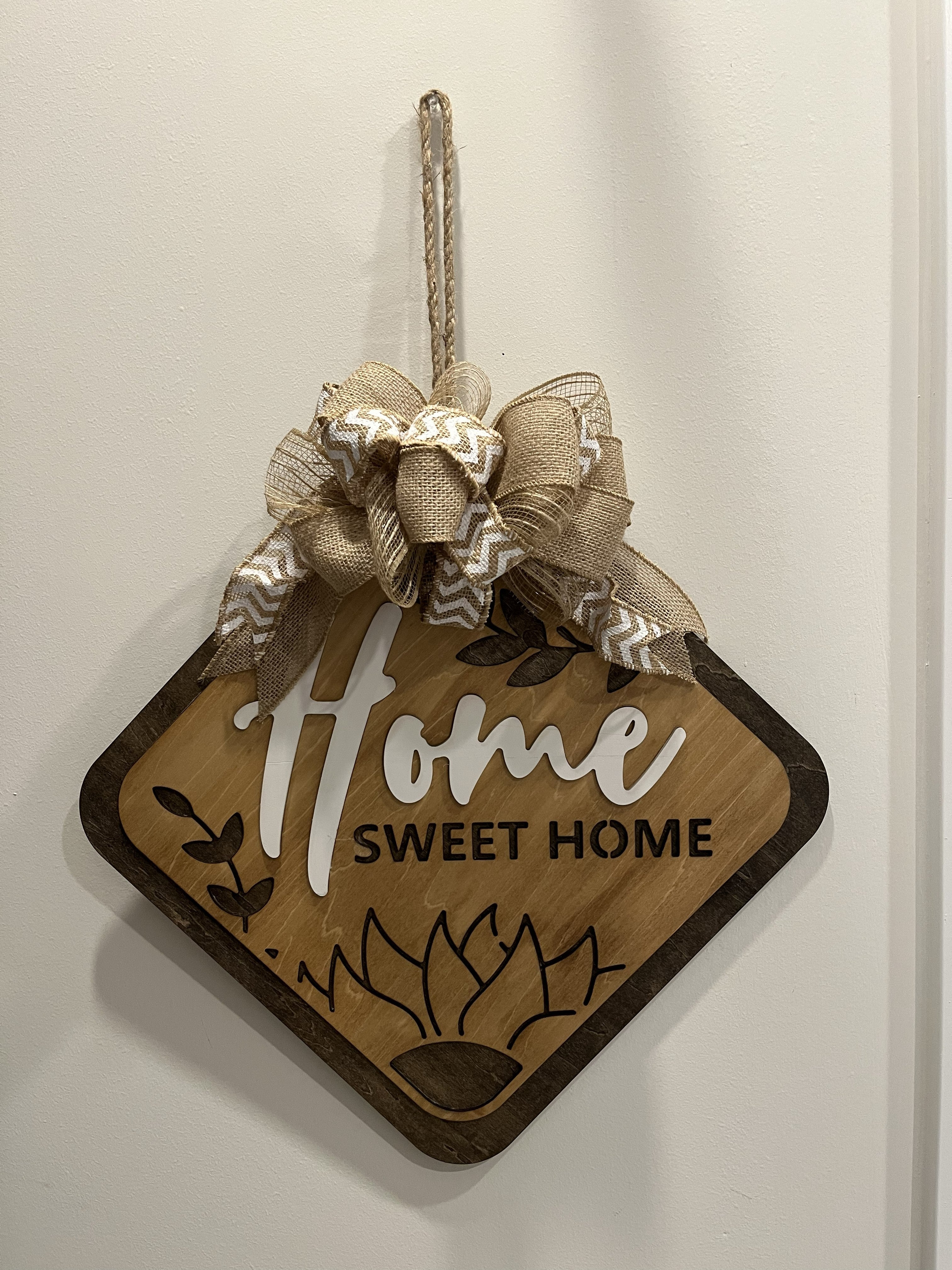 Home Door Sign