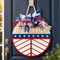 Patriotic Welcome Door Sign