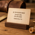 Custom Wooden Business Cards