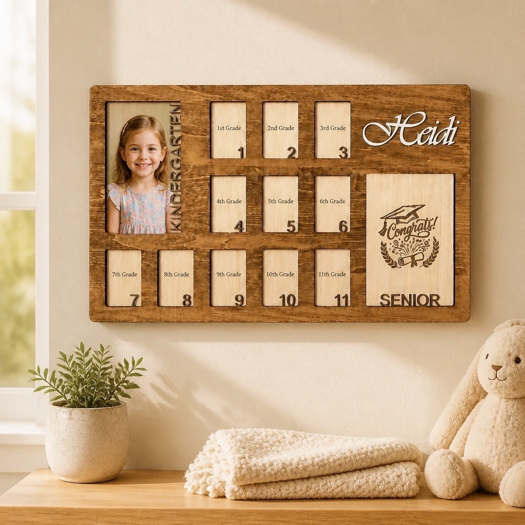 'Through the Years' K-12 Milestone Picture Frame