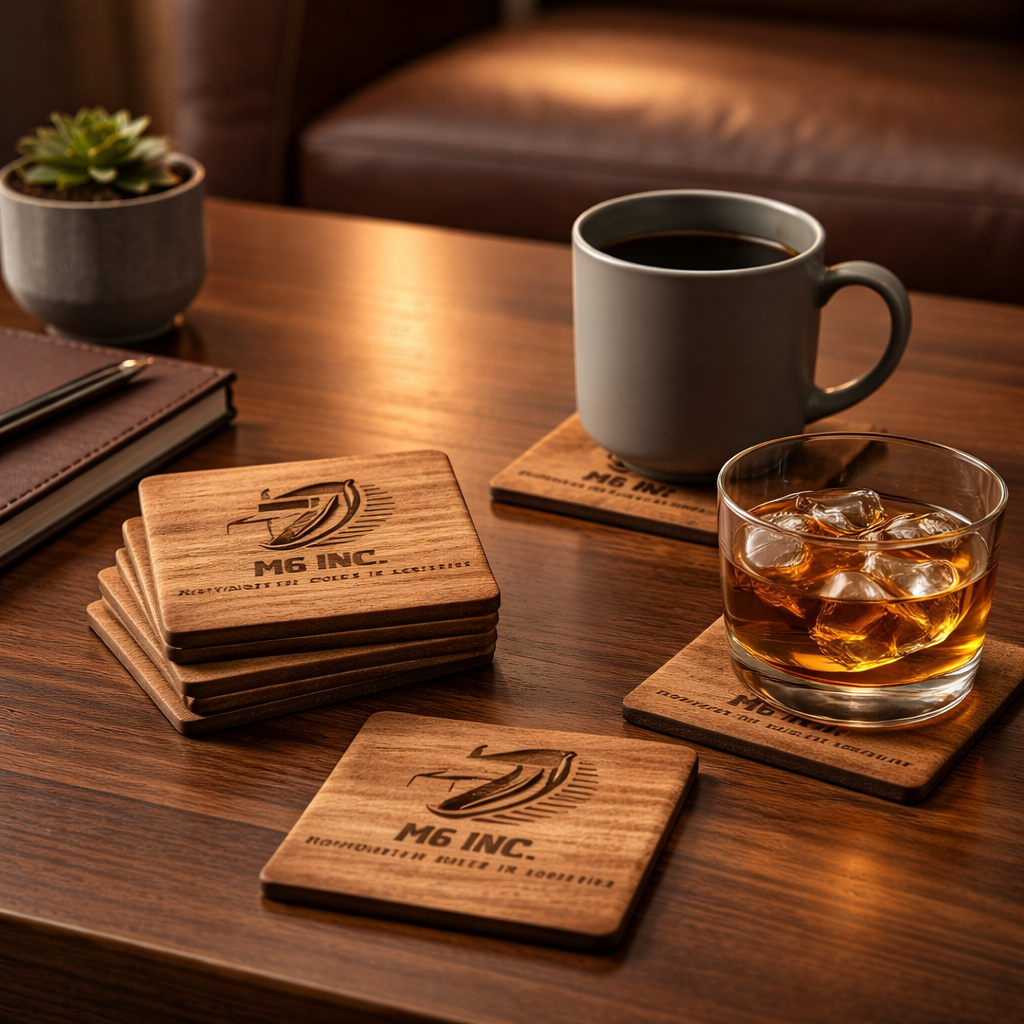 Handcrafted Wood Coasters
