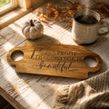 'Fall Is Proof That Change Is Beautiful' Charcuterie Board