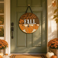 'Hello Fall' Welcome Door Sign