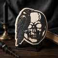 Raven Skull Plaque