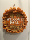 Welcome Fall Door Sign