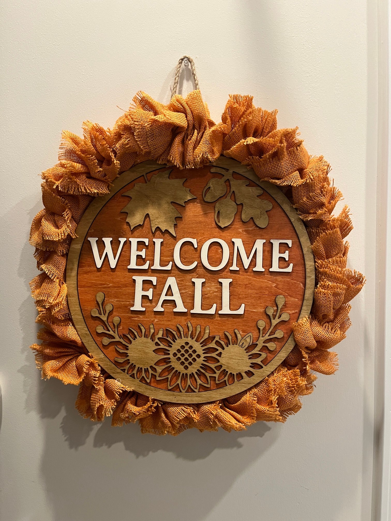 Welcome Fall Door Sign