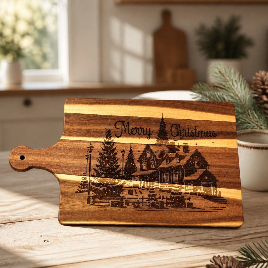 Merry Christmas Cutting Board