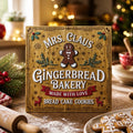 Mrs. Claus Gingerbread Factory Wall Plaque