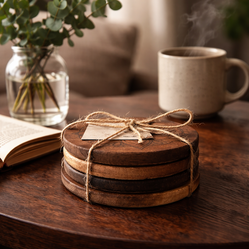 Handcrafted Wood Coasters