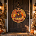 'Welcome, Hope You Brought Your Comfy Pants' Thanksgiving Door Sign