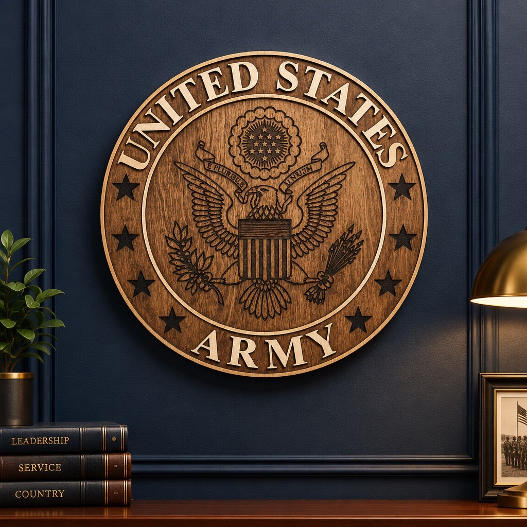 Military and First Responders Badge Wall Plaques