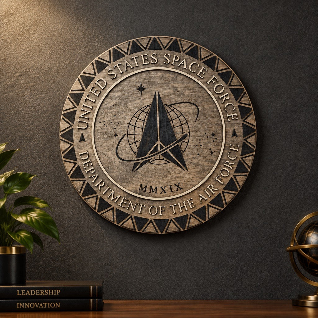 Military and First Responders Badge Wall Plaques