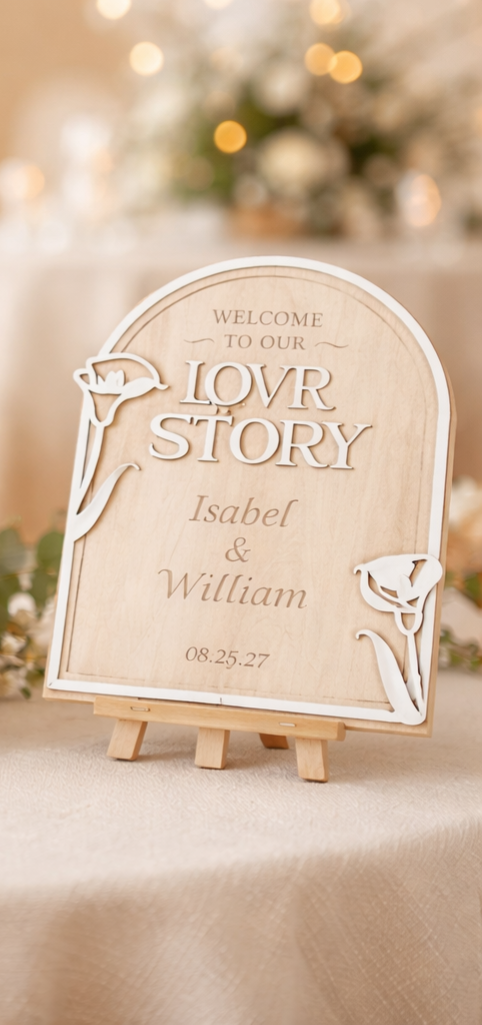 Wedding Welcome Plaque