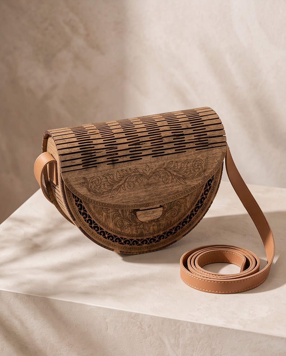 Handcrafted Wood Purses