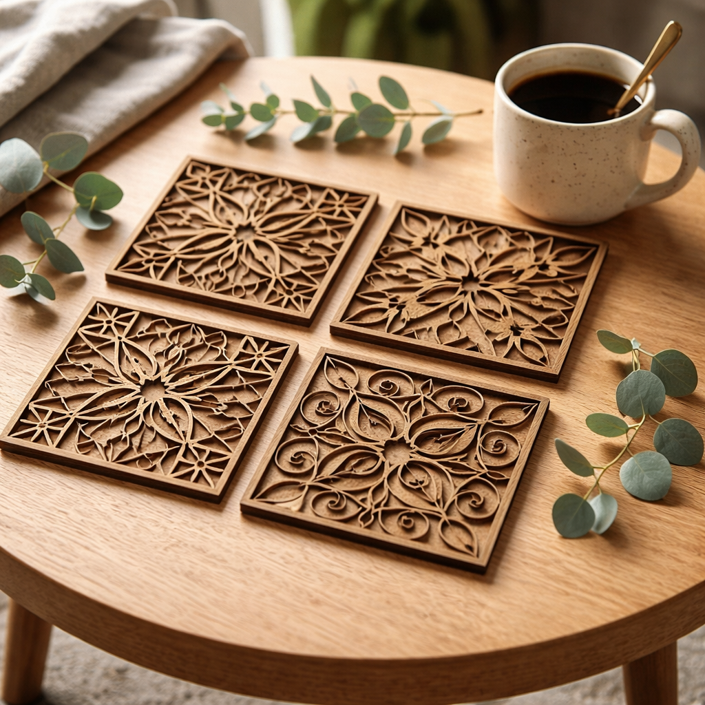 Handcrafted Wood Coasters
