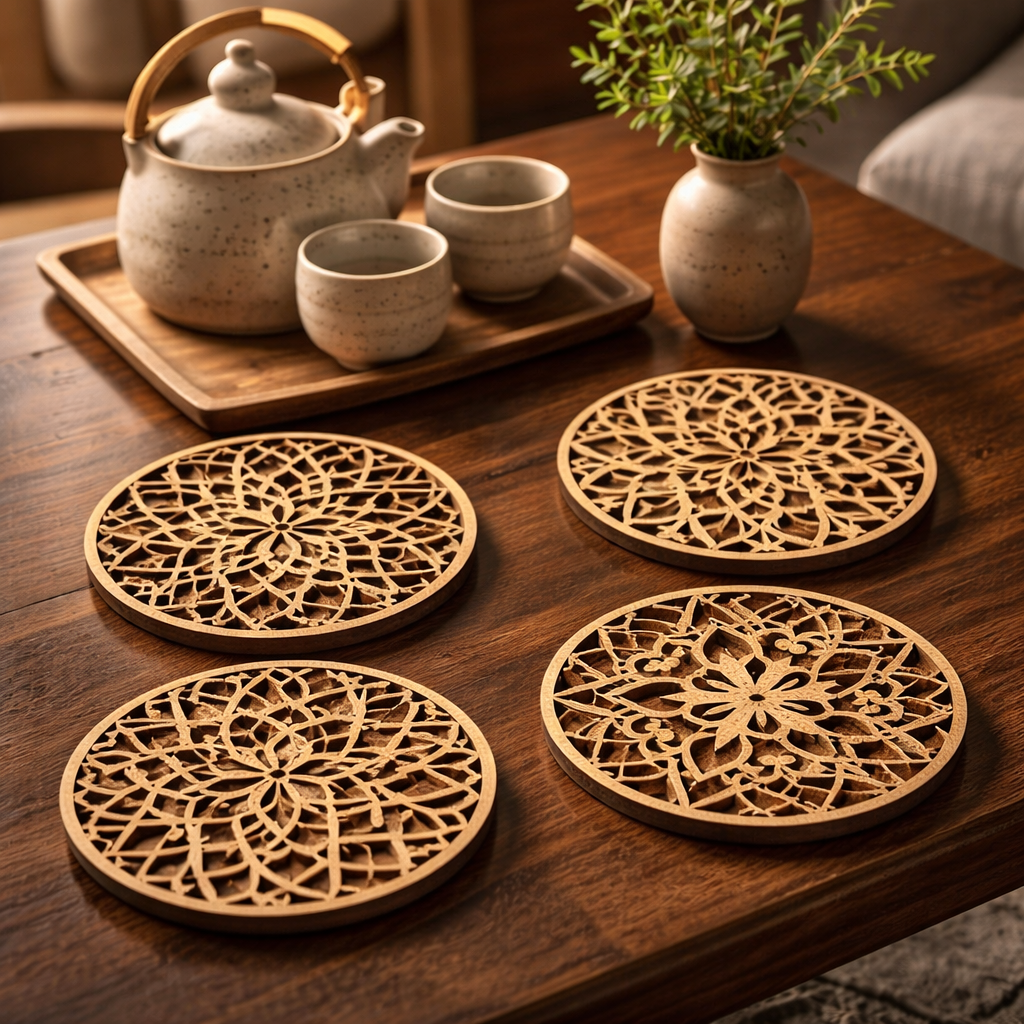 Handcrafted Wood Coasters