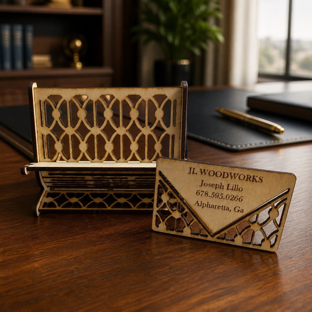 Custom Wooden Business Cards