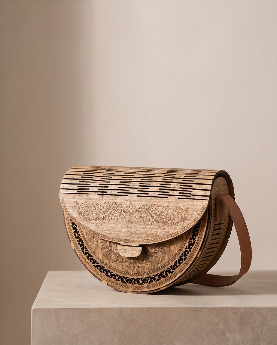 Handcrafted Wood Purses
