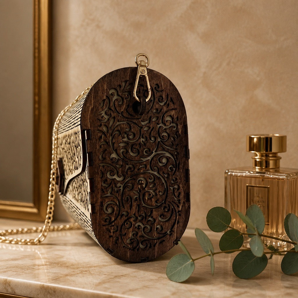 Handcrafted Wood Purses