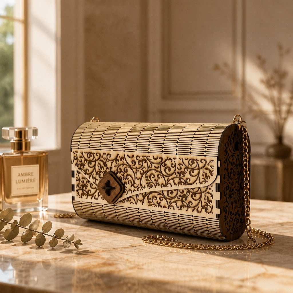 Handcrafted Wood Purses